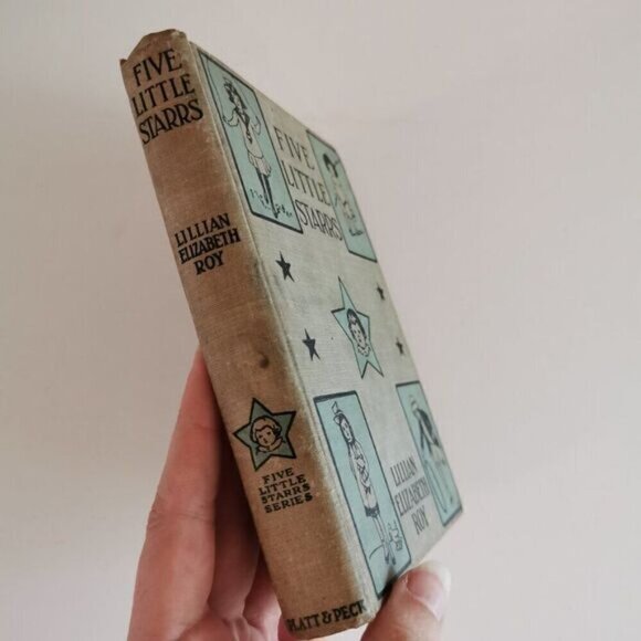 1913 Five Little Starrs Book Lillian Elizabeth Roy CONDITION Antique Kids Story - Picture 2 of 9